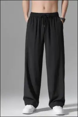 Casual Loose Straight Loungwear Pants e32 | Emf - Small /