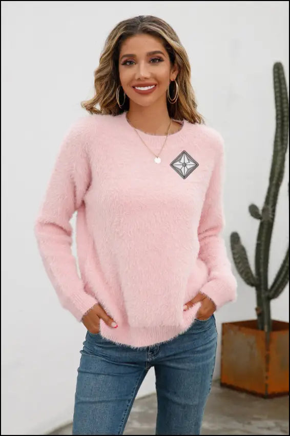 Sweater e74.0 | Proteck’d Apparel - Small / Silver / Pink -