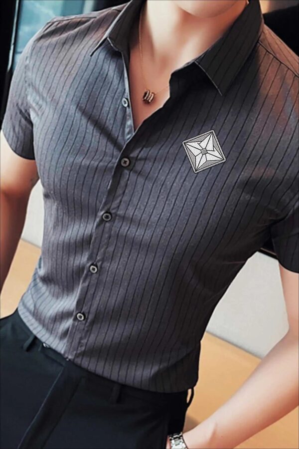 Button Up Elite 122 | Proteck’d - Small / Silver / Dark Blue