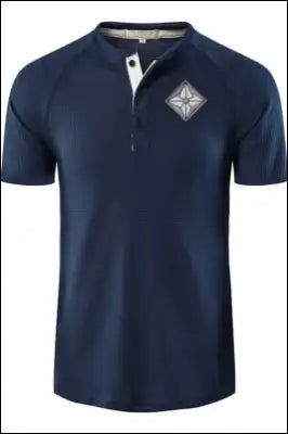 Shirt e5.0 | Proteck’d Apparel - Small / Silver / Dark Blue