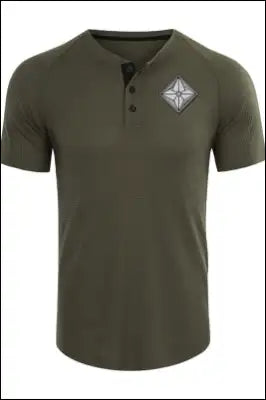 Shirt e5.0 | Proteck’d Apparel - Small / Silver / Dark Green